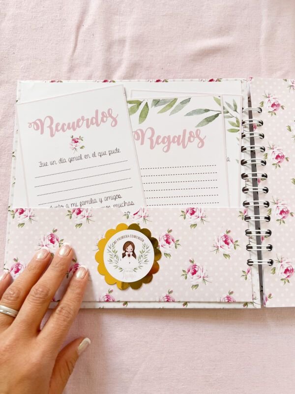 Libro de firmas personalizado  para primera comunión - Imagen 2
