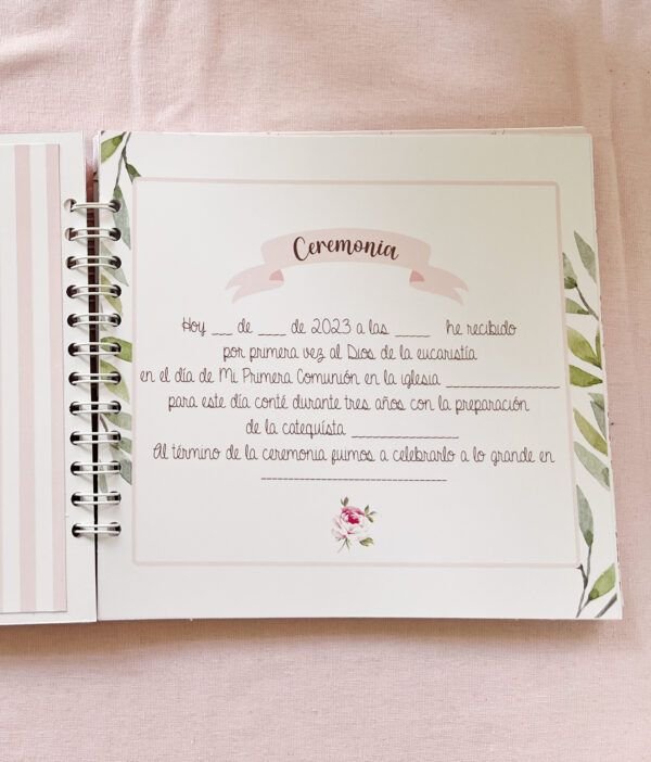 Libro de firmas personalizado  para primera comunión - Imagen 3