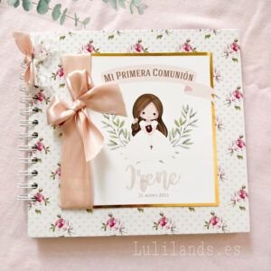 libro de firmas comunión niña